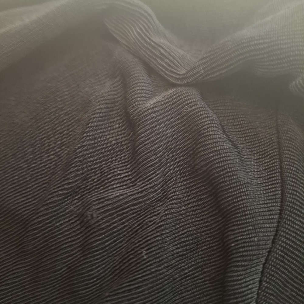 CHICO'S Travelers Sz 2 Large Black Slinky Knit Wrinkle-Resistant Cardigan Jacket - Picture 9 of 9